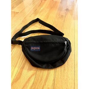 Jansport Adjustable Multi-Pocket Black Fanny Pack